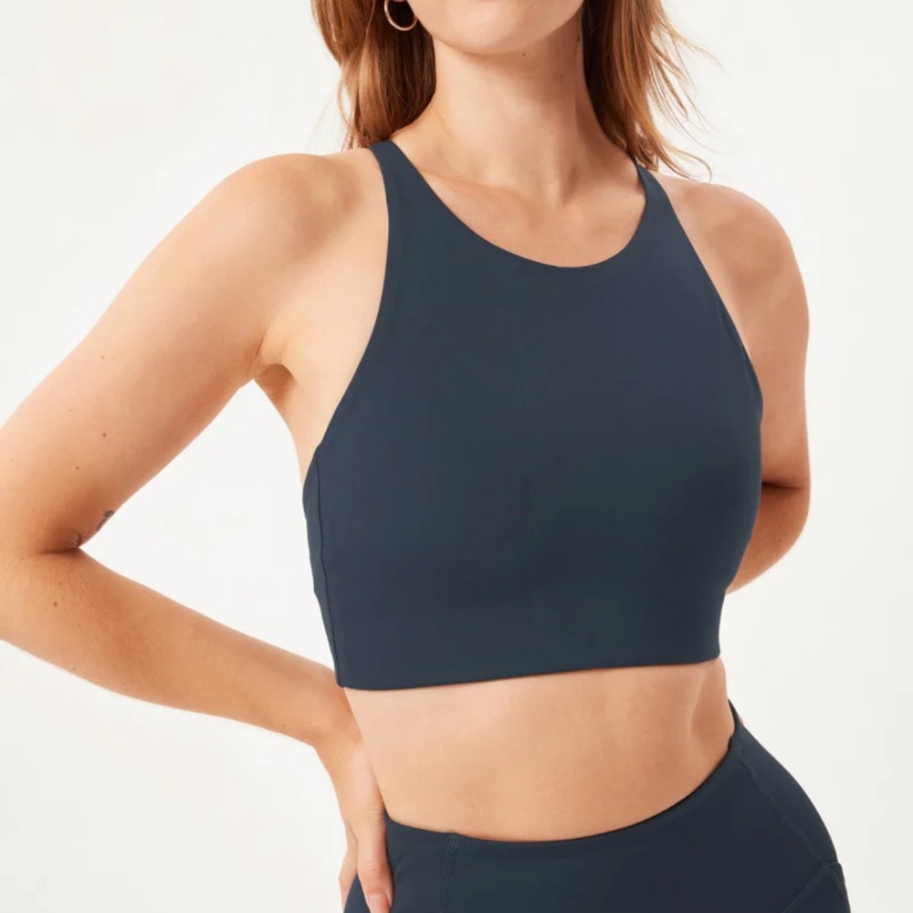 Girlfriend Collective Midnight Topanga Bra